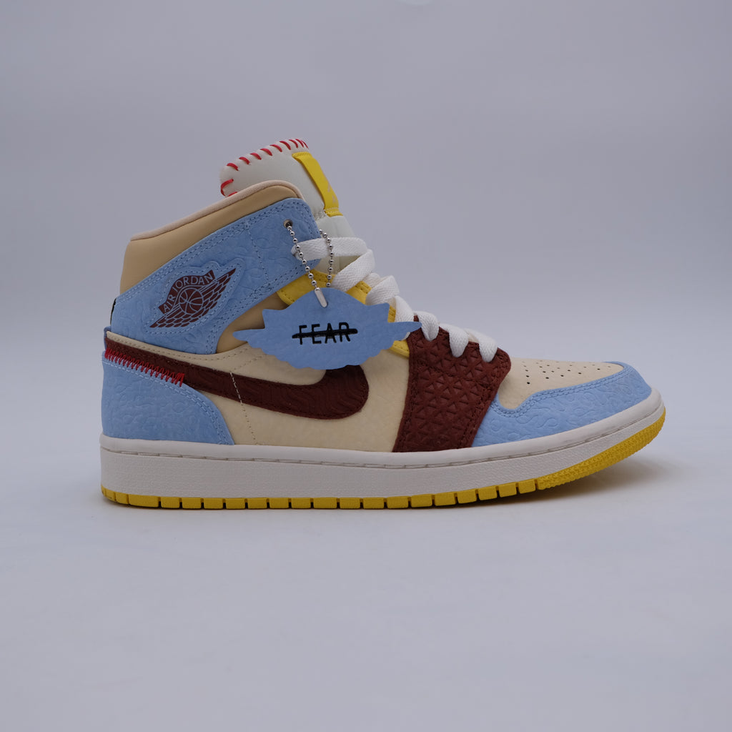 Jordan 1 SE Fearless Maison Chateau Rouge (taille 40)