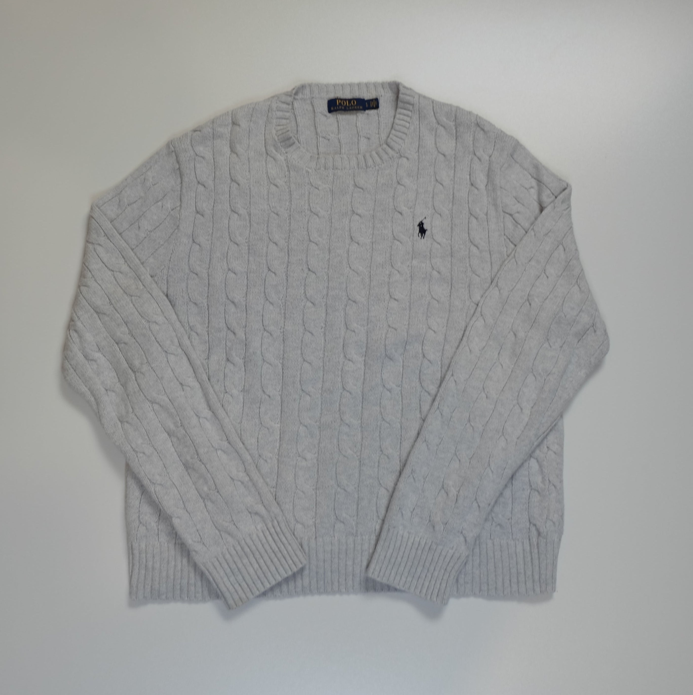 Torsadé Ralph-Lauren  Gris (taille L)