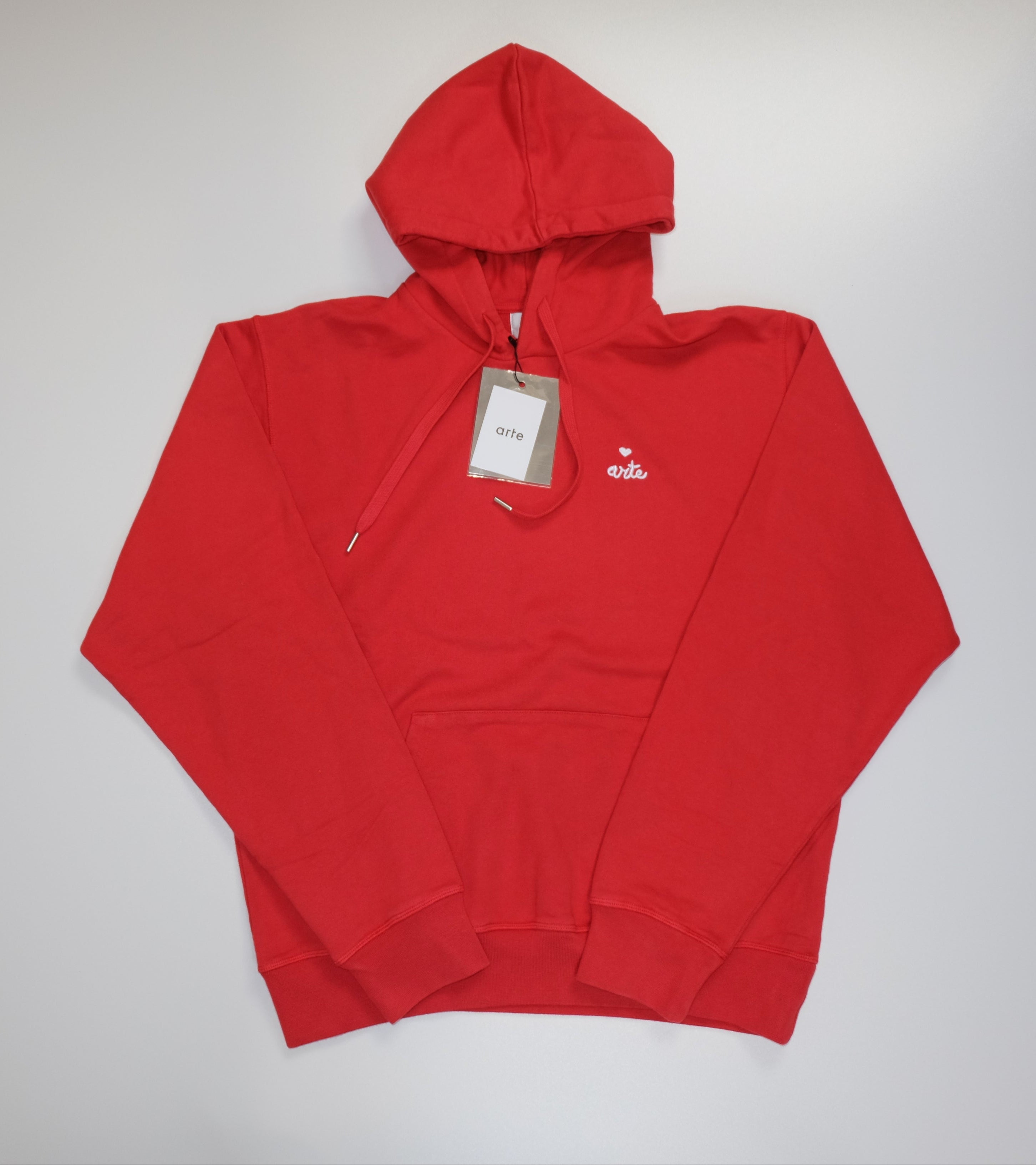 Sweat à capuche rouge Arte (taille M)