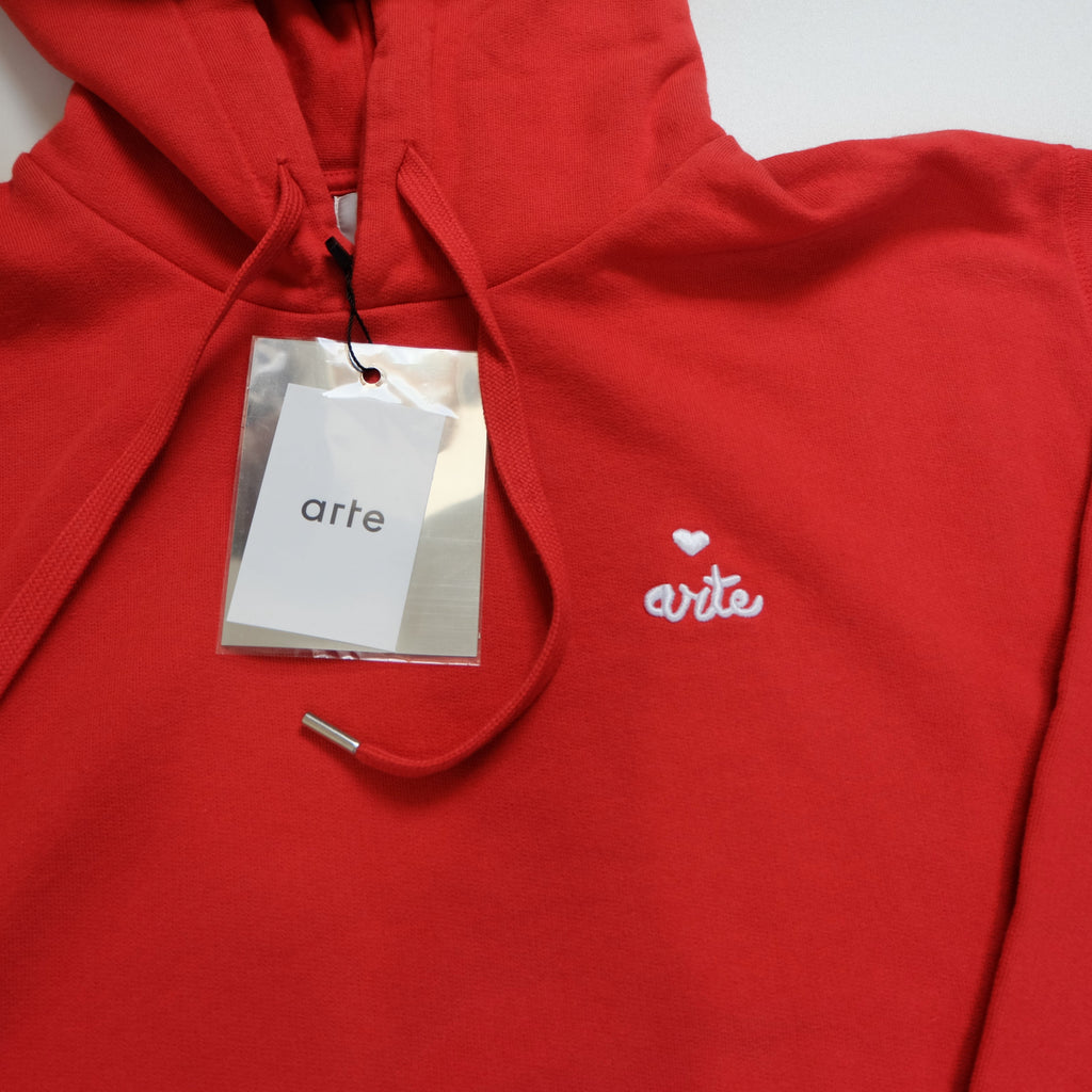 Sweat à capuche rouge Arte (taille M)