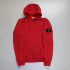 Sweat à capuche rouge Stone Island (taille M)