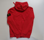 Sweat à capuche rouge Stone Island (taille M)
