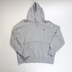 Sweat à capuche gris Ralph-Lauren (taille L)