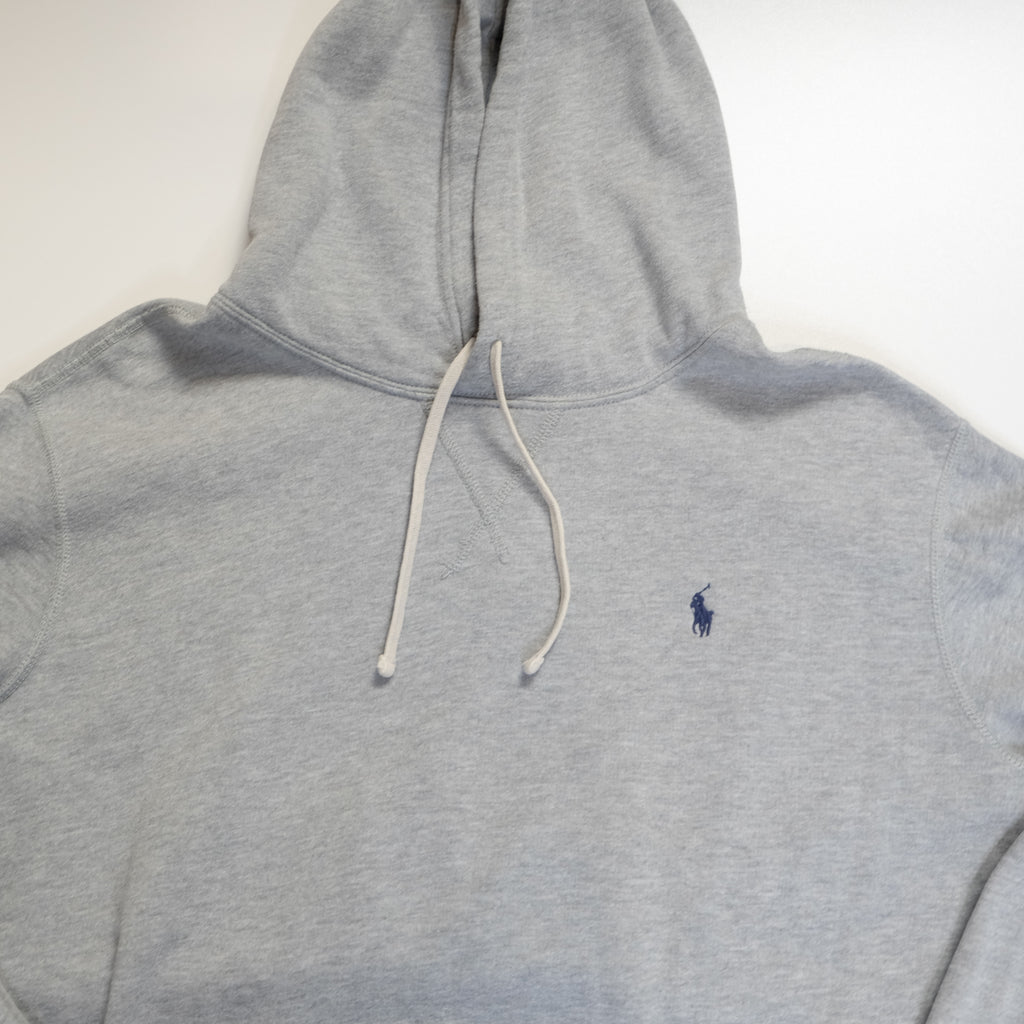 Sweat à capuche gris Ralph-Lauren (taille L)