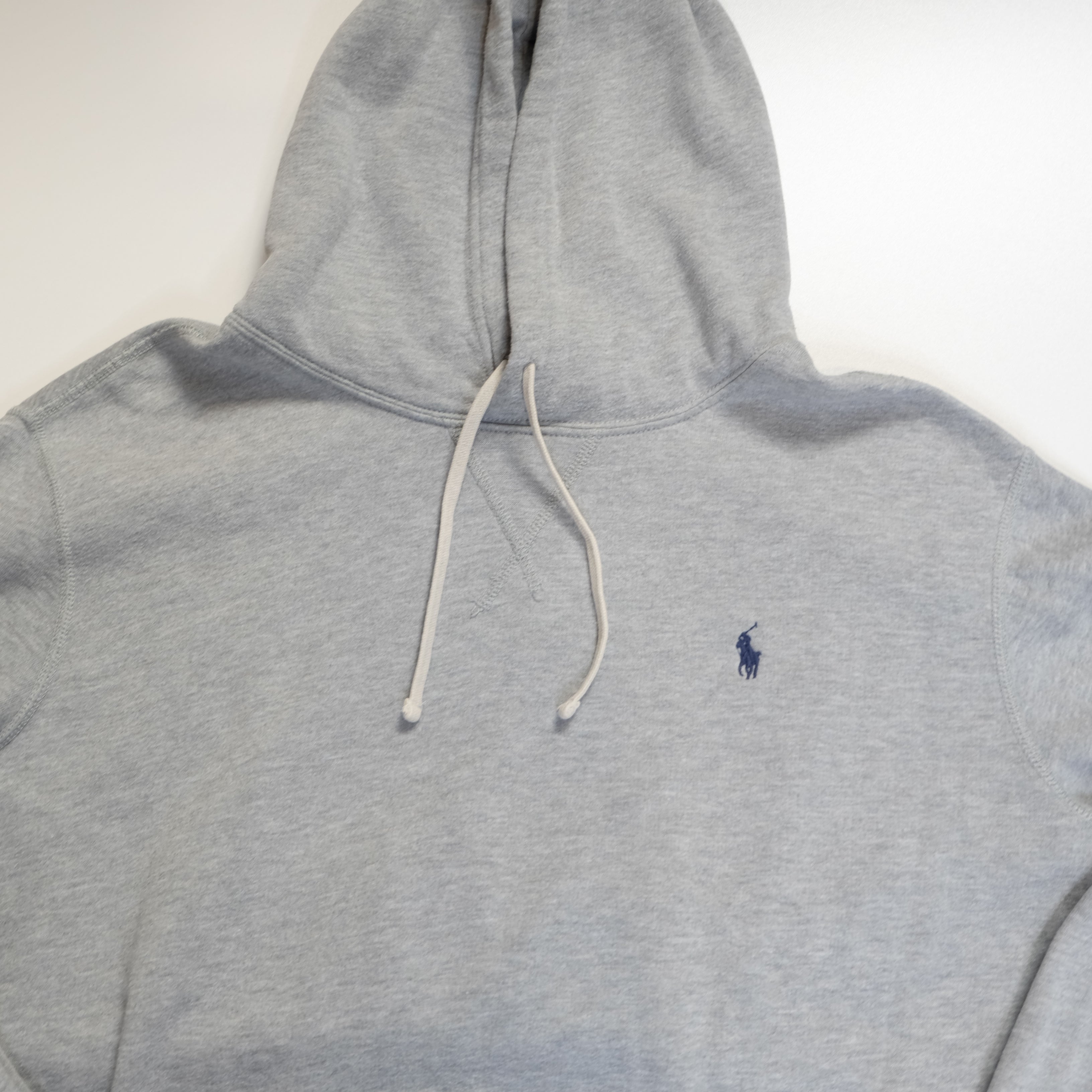 Sweat à capuche gris Ralph-Lauren (taille L)