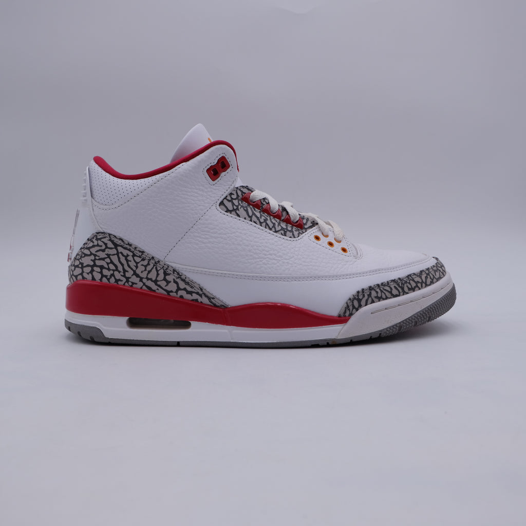 Jordan 3 Cardinal Red (taille 45.5)