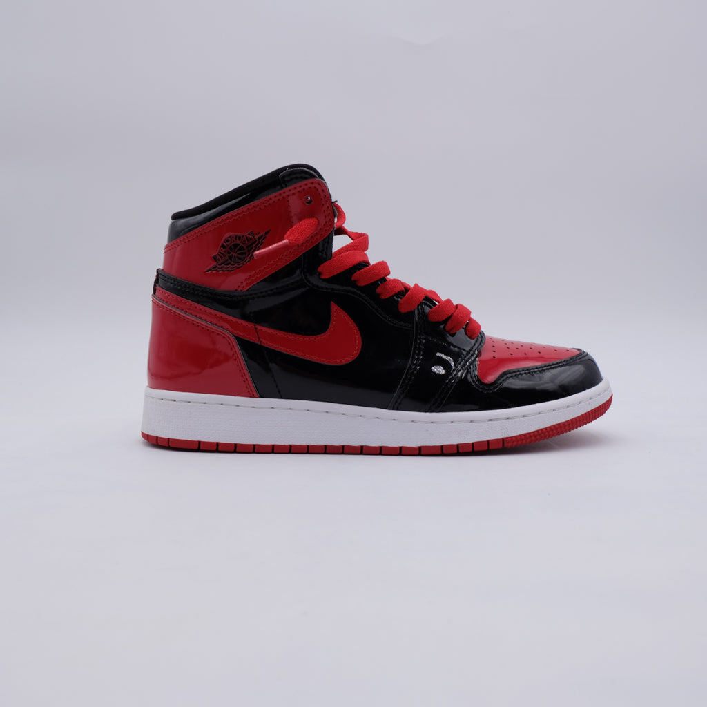 Jordan 1 High Patent Bred (taille 40)