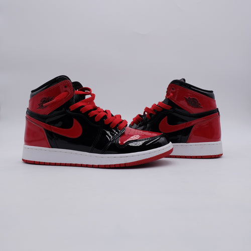 Jordan 1 High Patent Bred (taille 40)