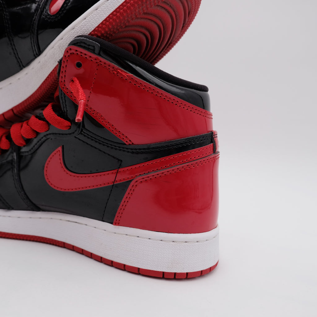 Jordan 1 High Patent Bred (taille 40)