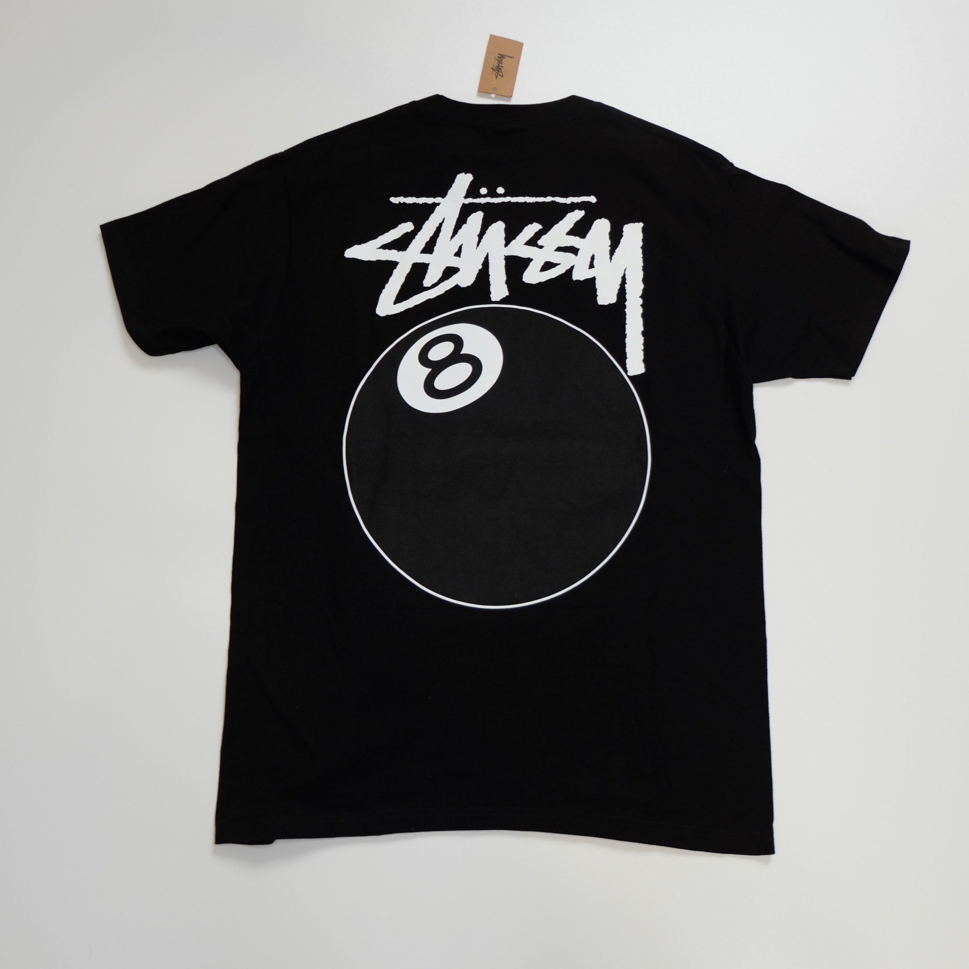 T-Shirt Stussy 8 ball Black
