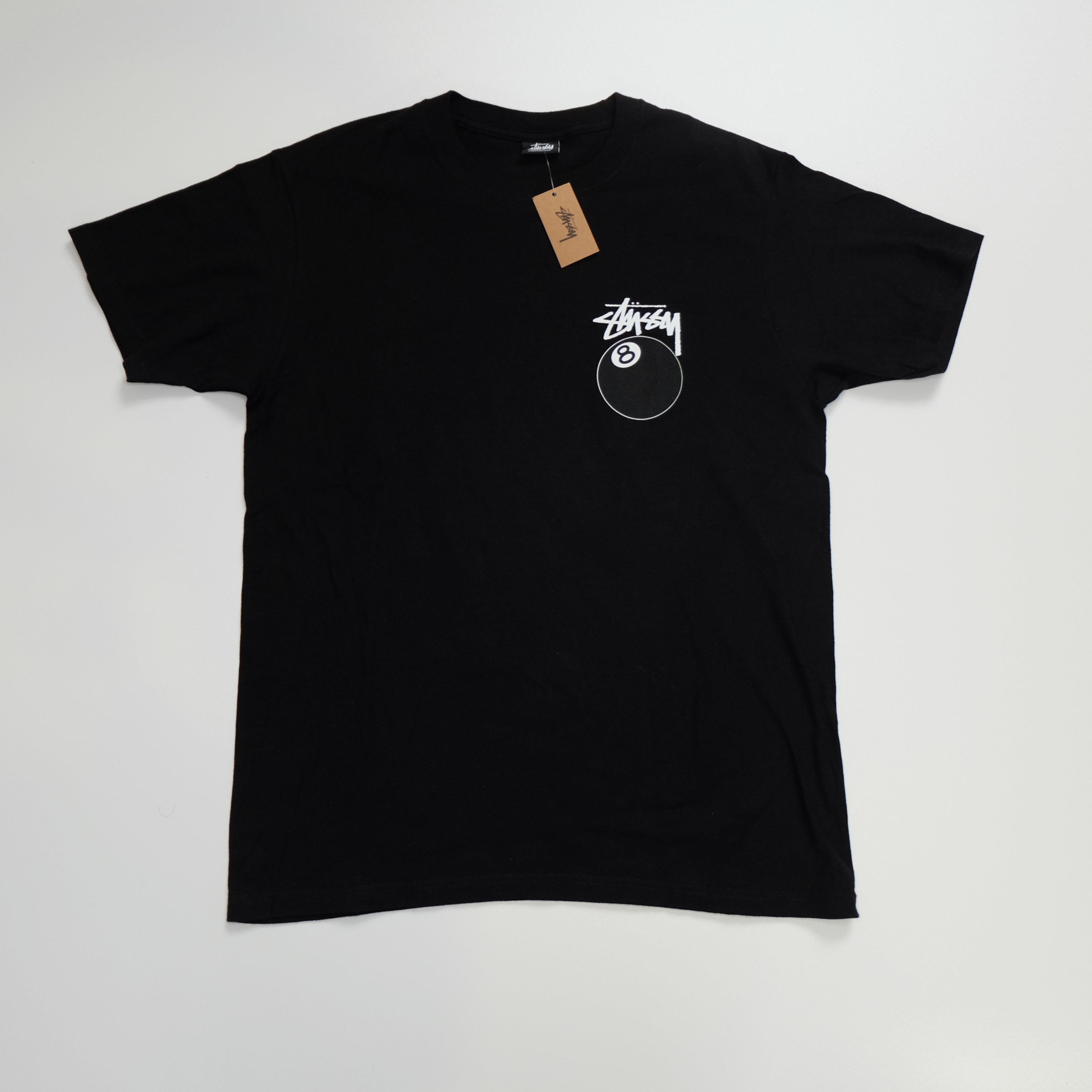 T-Shirt Stussy 8 ball Black