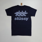T-shirt Stussy Surfwalk Bleu Marine