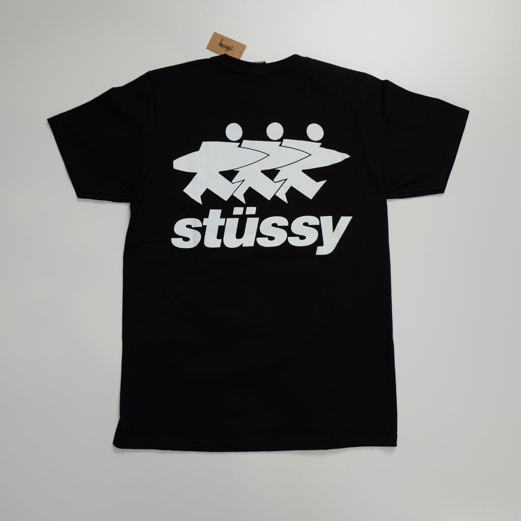 T-Shirt Stussy Surfwalk Black