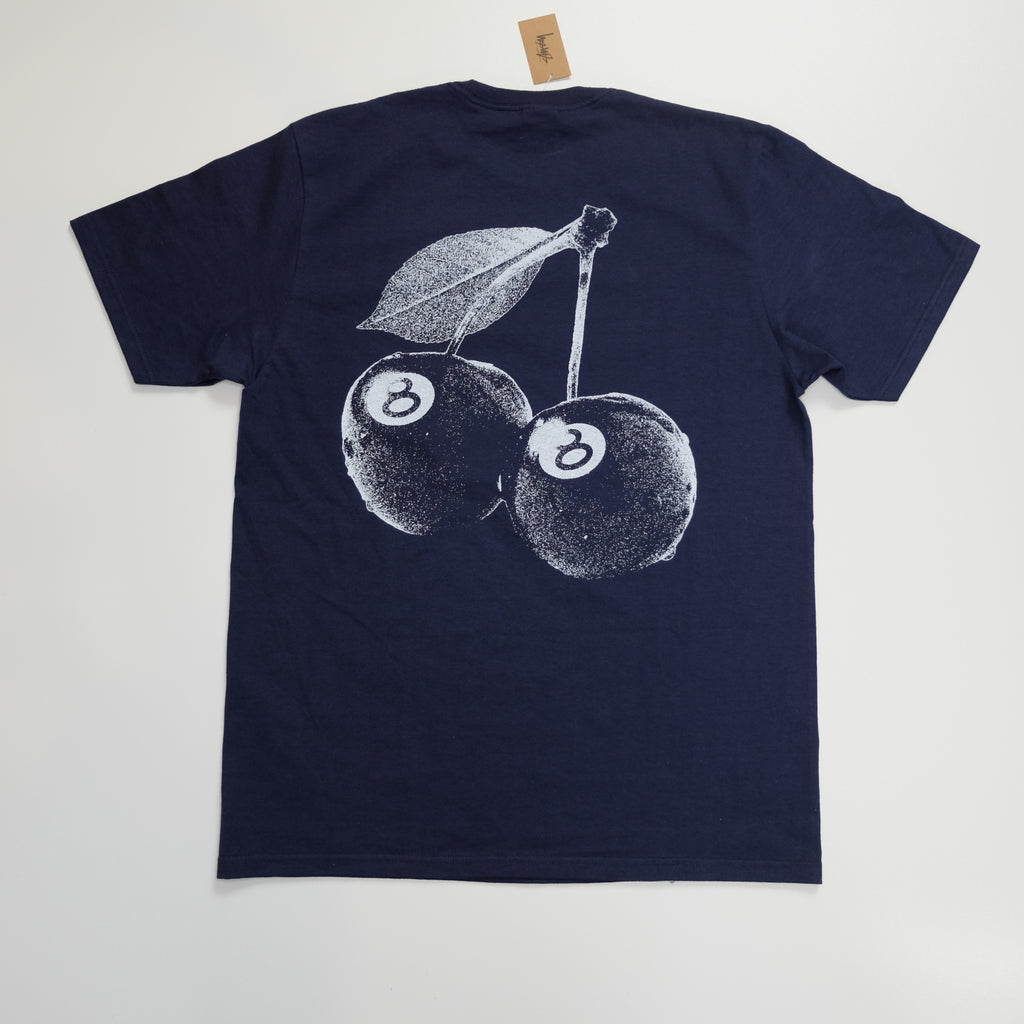 T-Shirt Stussy Cerises Bleu Marine