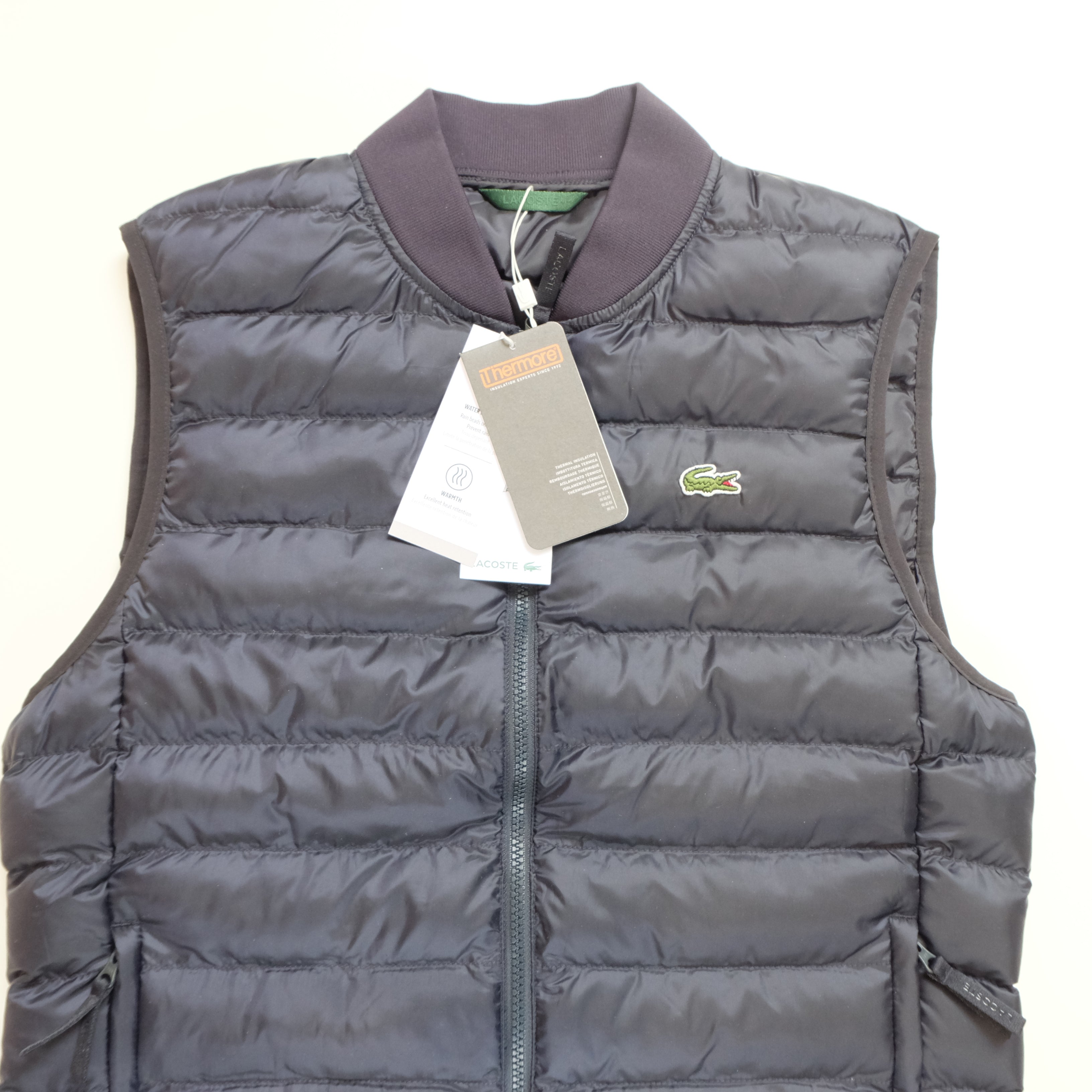 Doudoune Sans Manche Lacoste Bleu Marine