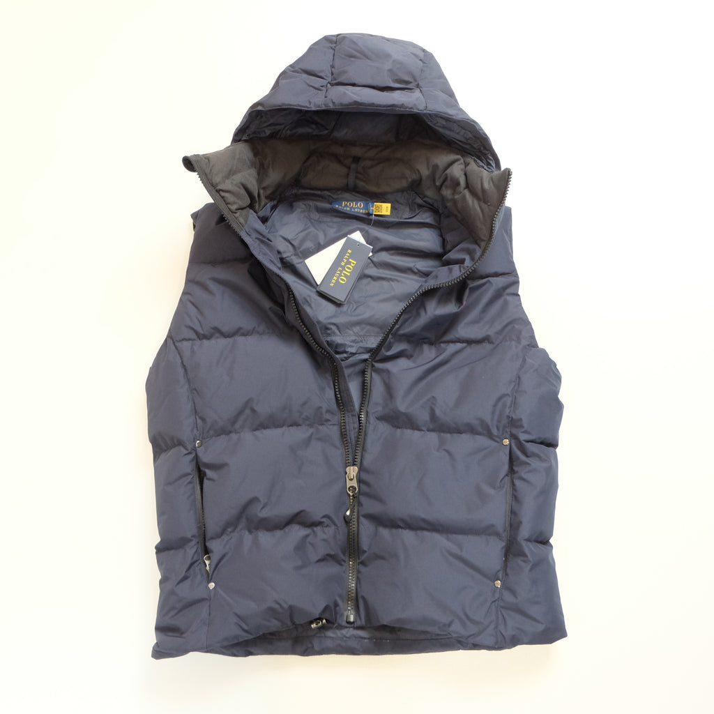 Doudoune Sans Manche Ralph Lauren Bleu Marine (taille L)